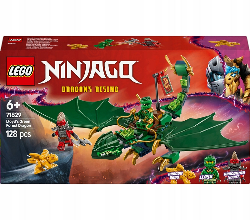 LEGO Ninjago 71829 Lloydov zelený lesný drak
